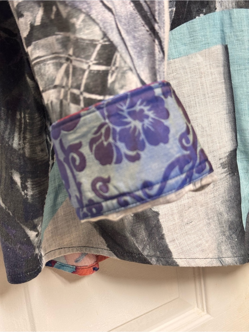 Robert Graham Hooked On You Linen Abstract Embroidered Shirt 3XL LIMITED EDITION - Picture 8 of 16